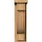 Ekena Millwork Alpine Smooth Corbel w/Backplate, Western Red Cedar, 5 1/2"W x 10"D x 18"H COR06X10X18ALP01SWR - alternate 4